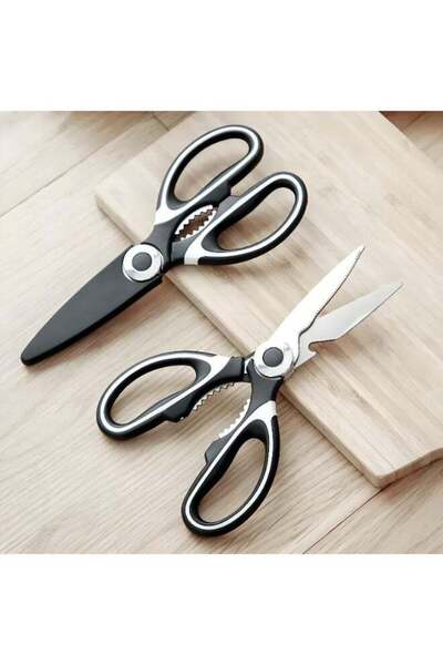 Generic 2-Piece Stainless Steel Kitchen Shears - Sharp, Heavy Duty, All-Purpo...