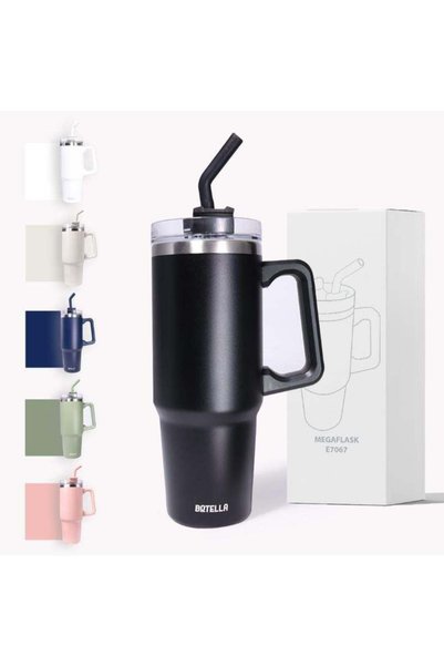 Generic Botella Insulated Water Bottle MegaFlask - Leakproof Stainless Steel,...