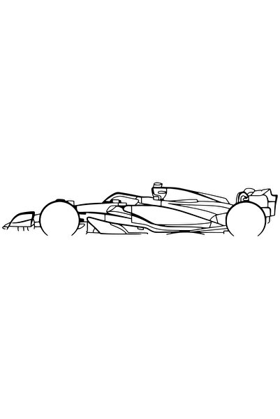 OEM Decorațiune Formula 1 Aston Martin AMR23 – Siluetă 3D, design minimalist ...