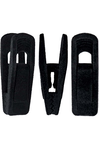 Generic Velvet Hangers - 20 Pack Black Pants Hangers With Strong Finger Clips