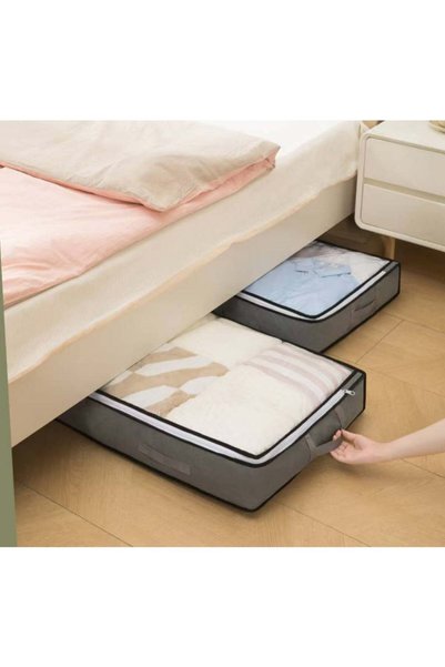 Generic 2PCS Under Bed Storage Bags, Thickened Large Capacity Clothes Blanket...