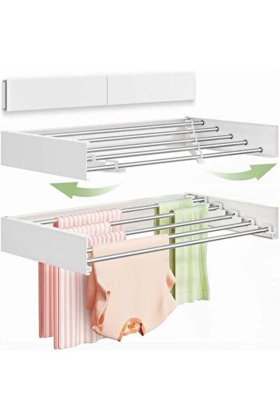 Generic Wall Mounted Clothes Drying Rack 32", Foldable Wall Mount Laundry Rac...