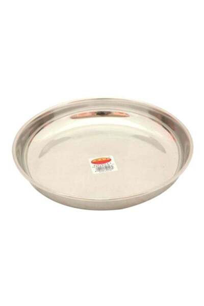 Generic Stainless Steel Dinner Plate Silver 23cm