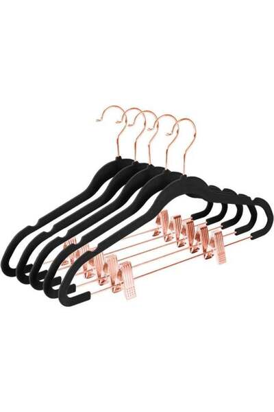 Generic MIZGI Premium Velvet Pants Hangers with Clips (Pack of 20) Slim Skirt...