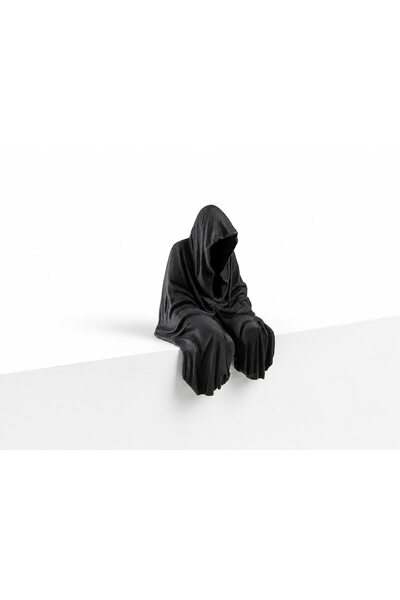 OEM Figurină decorativă premium „Gardianul Tăcut”, Figură misterioasă cu glug...