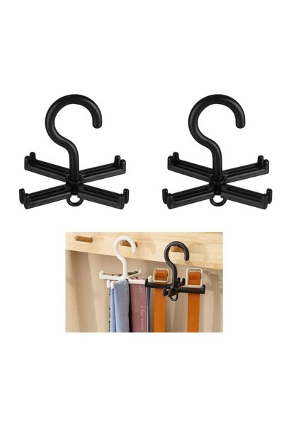 Generic Belt Hanger for Closet - 360° Rotating Belt Organizer Belt Rack Ties ...