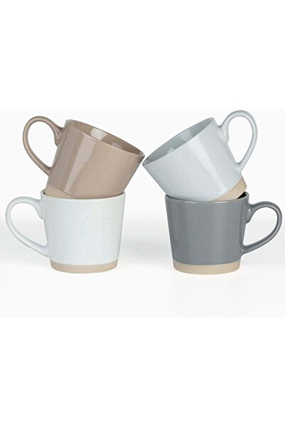 Generic famiware Saturn 4 Pieces Coffee Mug Set, 12 oz Multi-color Stoneware ...