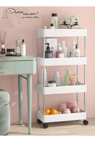 Generic Kitchen Organiser, Household Storage Cart Mobile Shelving Unit Organi...