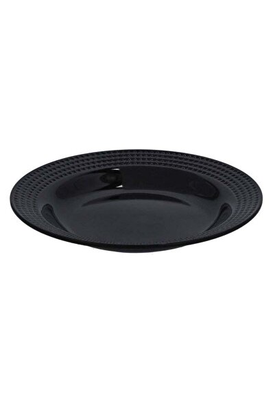 Generic Melamine Biza Flat Plate Black 7.5inch