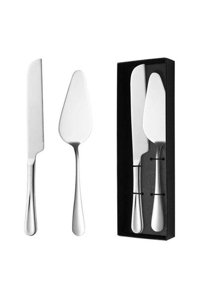 Generic 2-Piece Premium Cake Cutting Set,Includes Cake Knife and Pie Spatula ...