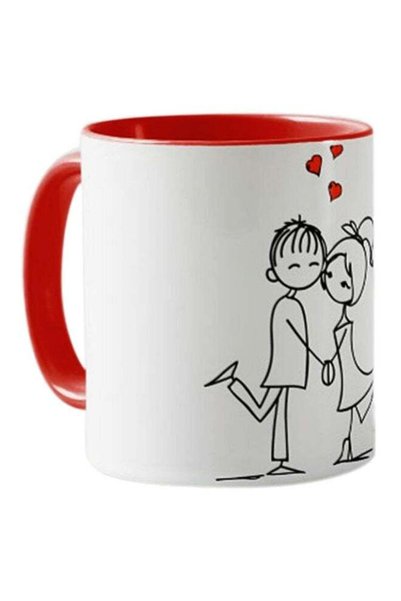 Generic Love Mug White/Red