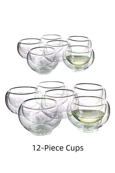 Generic 12-Piece Cups Set Clear 5x5x3cm