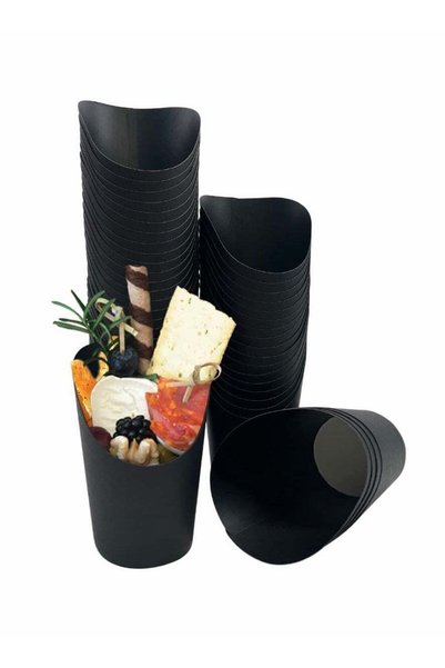 Generic 50 Pieces French Fry Holder 14oz Paper Charcuterie Cups,Takeout Party...