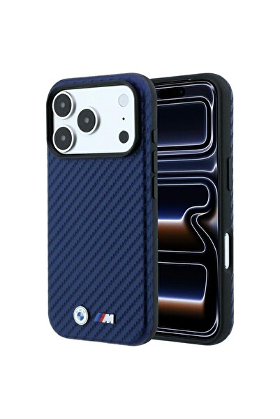 BMW Husă MagSafe M Carbon Metal Logo pentru iPhone 18 Pro Max / 17 Pro Max