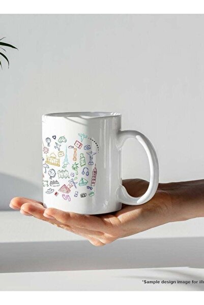 Generic Artwork Coffee Mug – Unique, Fun, Durable, Lightweight, and Perfect f...
