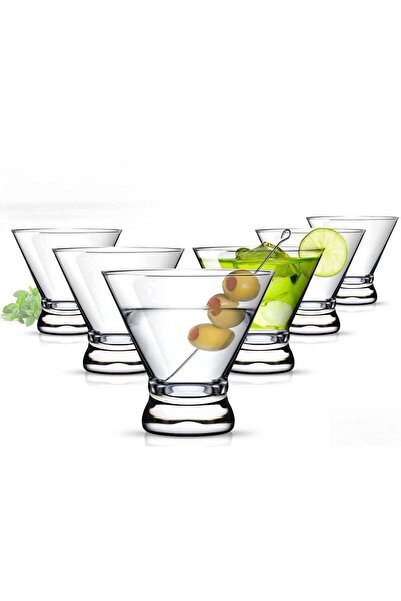 Generic BOAO Martini Glasses Set of 6, Stemless Martini Cocktail Glasses for ...