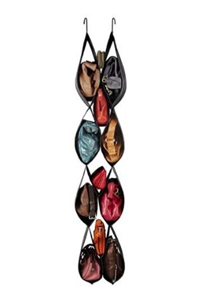 Generic 12 Pockets Handbag Hanging Purse Storage Pocketta Plastic Closet Orga...