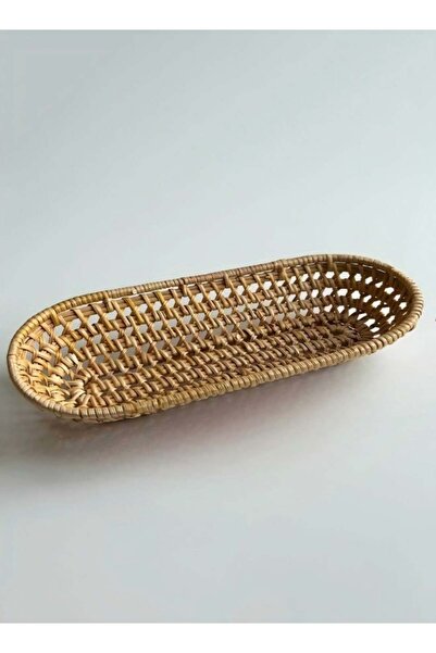 Generic Small Wicker Bread Basket, Woven Tabletop Food Fruit Vegetables Servi...