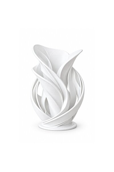 OEM Vază decorativă sculpturală modernă, design fluid cu linii răsucite, stil...