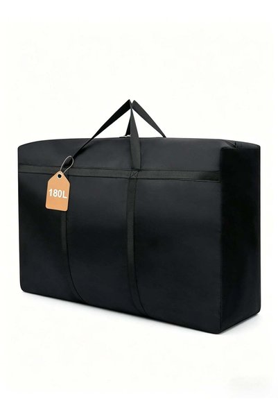 Generic 180L Extra-Large Moving Bag, Heavy-Duty Foldable Waterproof Storage B...