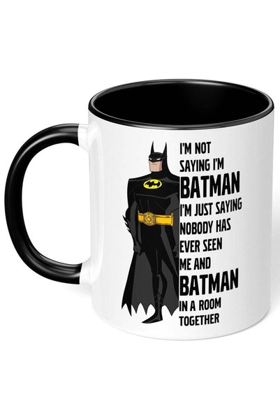 Generic I am Batman! Funny Quote - Perfect for your cuppa Coffee, Tea, Karak,...