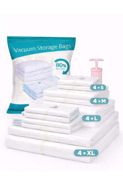 Generic Vacuum Storage Bags for Clothes, Blankets & Bedding – Space Saver Vac...