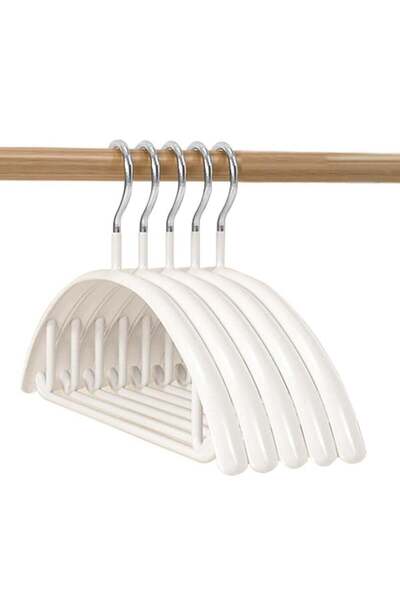 Generic Non Slip Hangers Suit Hangers 5 Pack Clothes Hangers with No Shoulder...