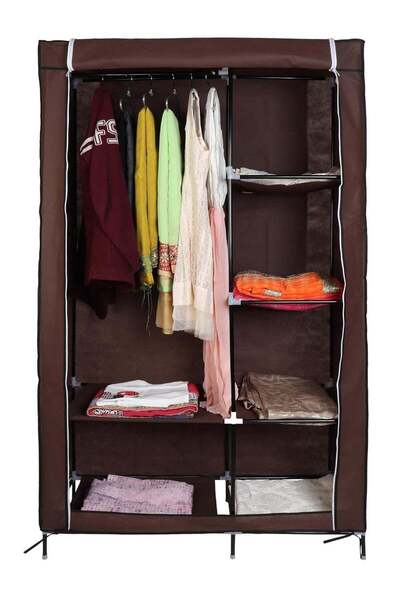 Generic NDL 88105 5 Tier Multi Purpose Wardrobe Storage Organizer Clothes Rac...