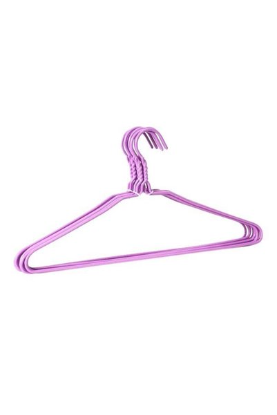 Generic 10-Piece Hanger Set Purple 42x21cm
