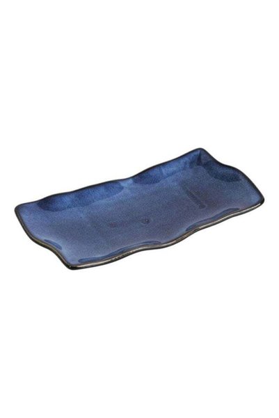 Generic Kiln Dinner Plate Blue 26x12x3cm
