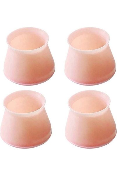 Generic 4-Piece Universal Silicone Anti-Scratch Desk Chair Leg Foot Cap Prote...