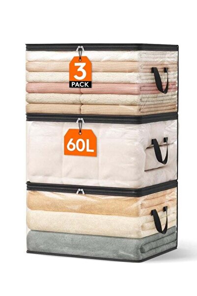Generic 3 Pack Moving Bags，Storage Bags with Zippers & Handles, Foldable Heav...