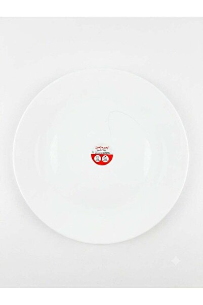 Generic Diva Pearl Opal Glass Dinner Plate 27cm | Smooth Elegant Rim | Microw...
