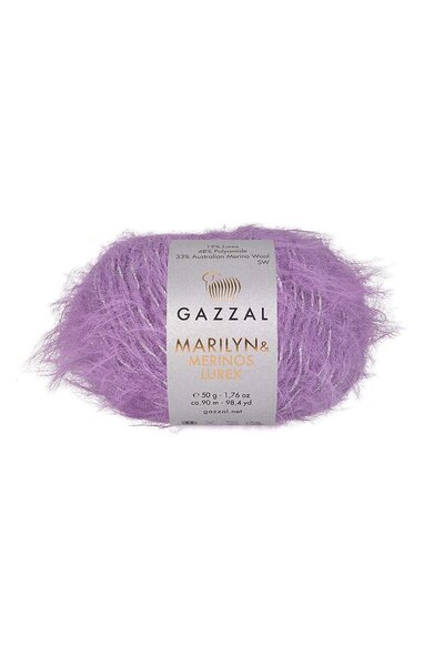 Gazzal Marilyn & Merinos Lurex 8257 L- 5 Balls 250 Gr