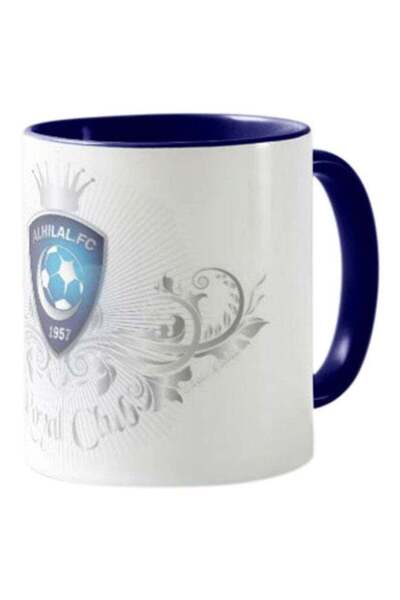 Generic Printed Hilal Saudi FC Mug White & Blue