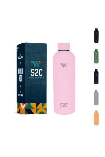 Generic Water Bottle Stainless Steel 750ml - Double Wall insulated Water Bott...