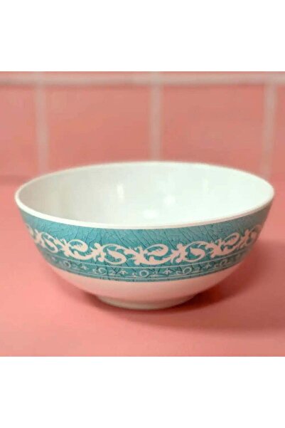 Generic Sarvah Melamine 7 Inch Coring Ware Floral Designed Round Bowl- White