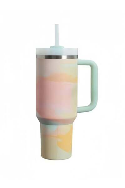Generic Stainless Steel Vacuum Insulated Tumbler with Lid and Straw for Water...