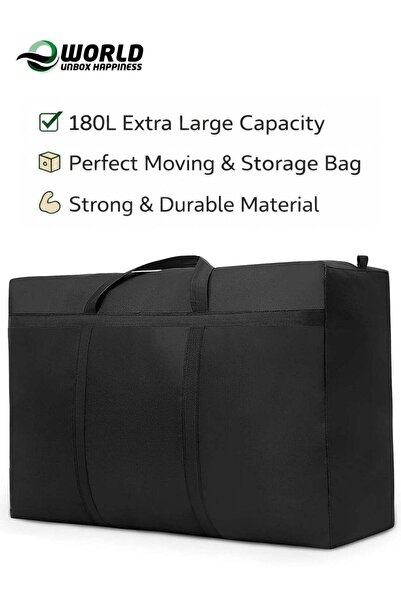 Generic 180L Extra Large Moving Bag with Strong Zippers & Handles | Heavy-Dut...