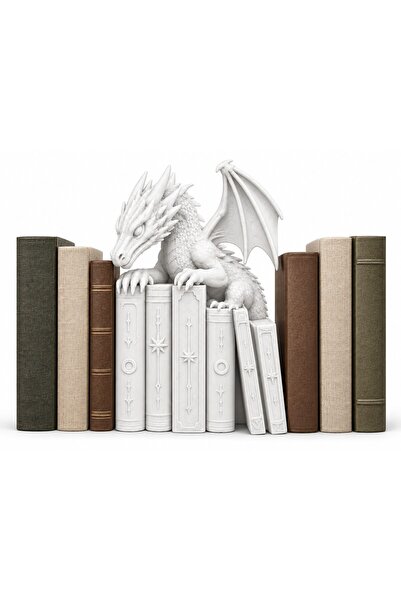 OEM Suport decorativ pentru cărți cu dragon, opritor de cărți fantastic, desi...