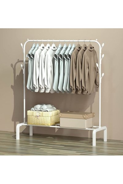 Generic Clothes Rack Metal Garment Racks Heavy Duty Indoor Bedroom Cool Cloth...