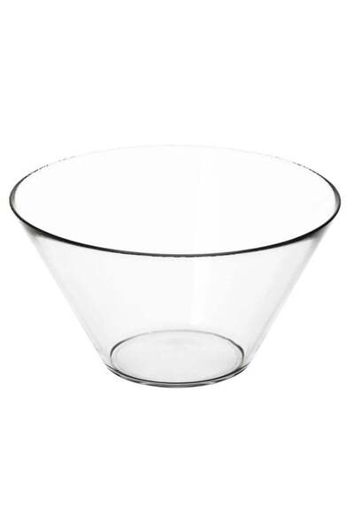 Generic TRYGG Serving bowl, clear glass, 28 cm