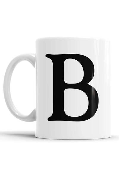 Generic Alphabet Mug Letter Mugs Initial Coffee Cup Birthday Fathers Day Gift...