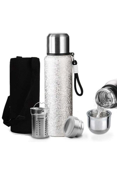 Generic Thermos 800ml with All-steel Cup Lid Advanced,Emergency Insulated Wat...