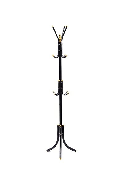 Generic Free-Standing Metal Coat Rack Black 72x20x8.5cm