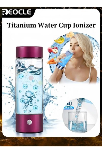 Generic Titanium Water Cup Ionizer Hydrogen Rich Generator Super Antioxidant ...