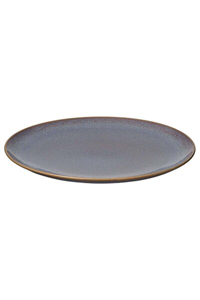 Generic Lilac Stoneware Dinner Plate with Reactive Glaze, 26 cm