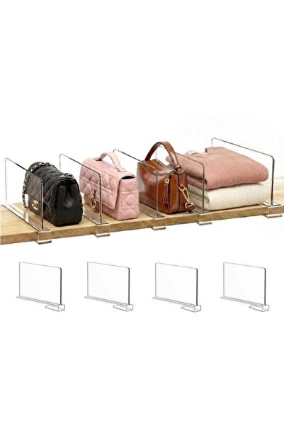 Generic Shelf Dividers Purse Organizer for Closet: 6-inch Tall(Shorter Versio...