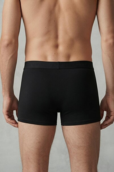 Mineral 52 Erkek Siyah Boxer Külot 3lü Paket