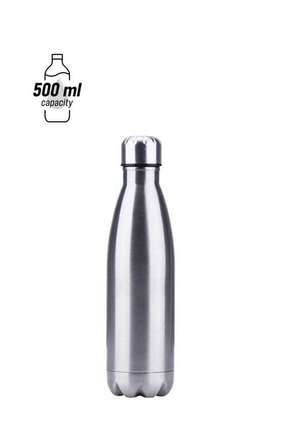 Generic Stainless Steel Vacuum Insulated Water Bottle Assorted 500ml
